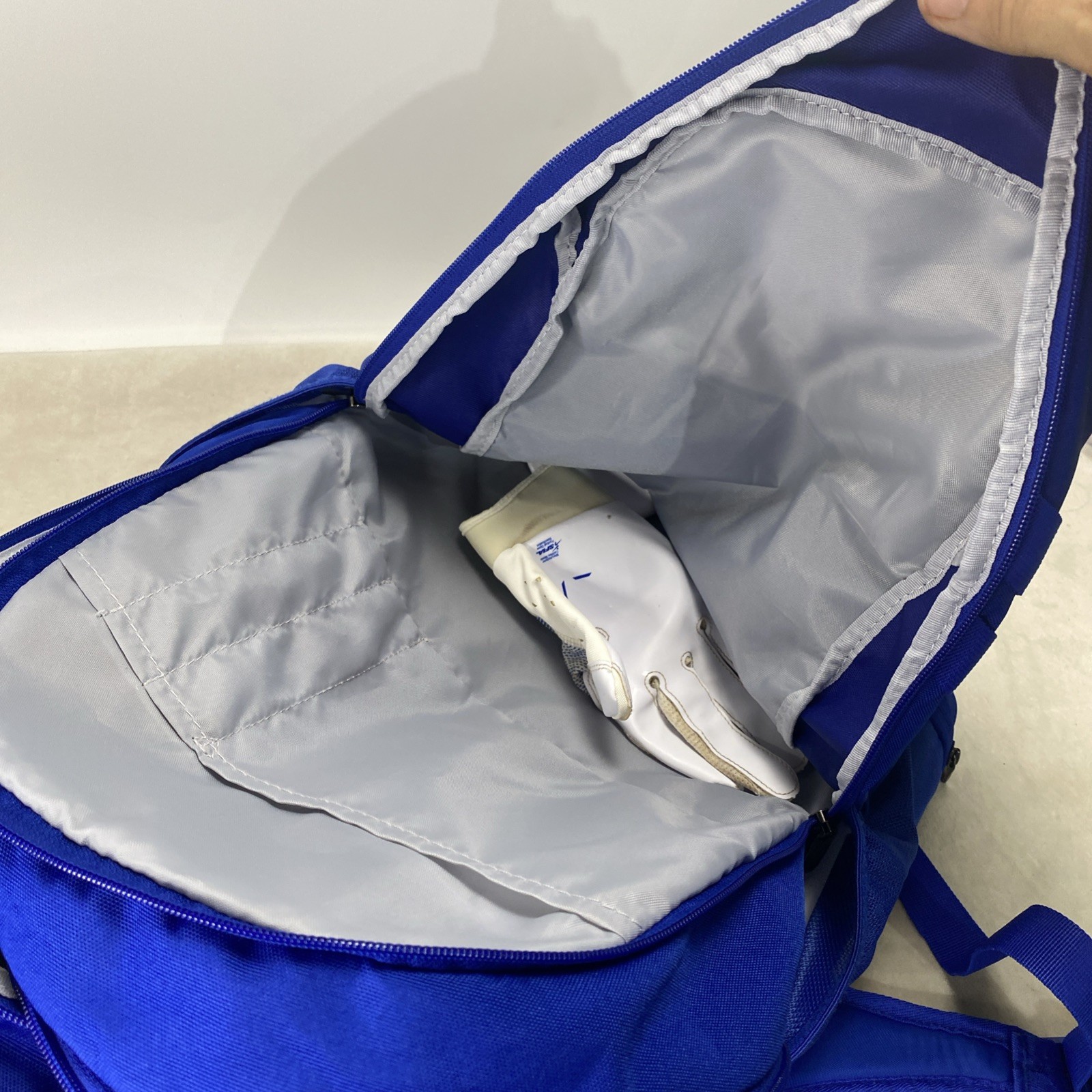 Under Armour Hustle Storm Backpack Royal Blue Water Repellant Personalized Bag