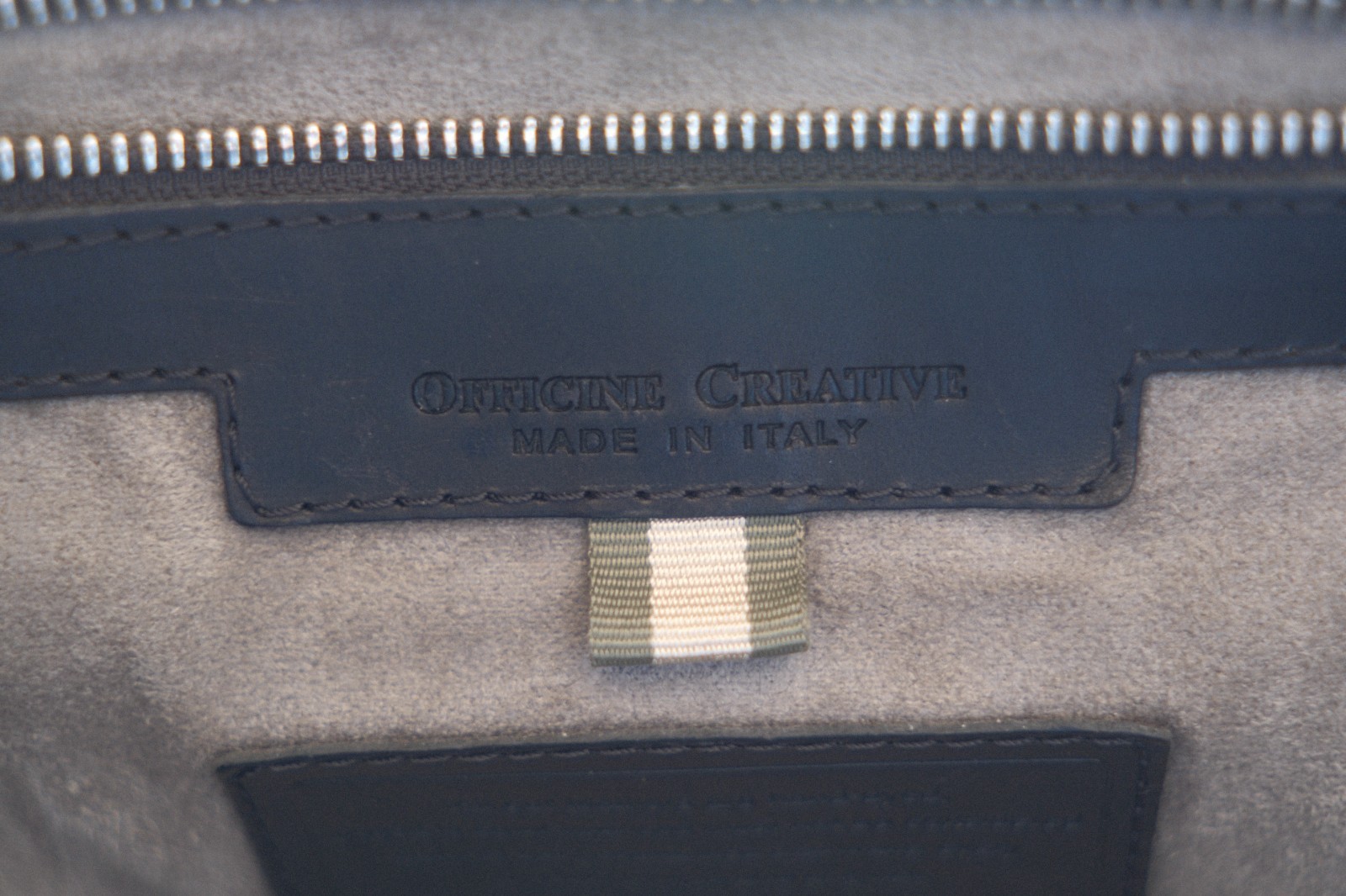 [Officine Creative] Quentin 008 Black Leather bag with removable straps