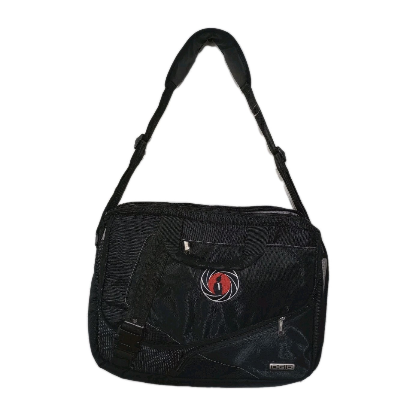 OGIO Laptop Bag Multi-Zipper Black /Messenger Carrying Bag Carry On 18x 14