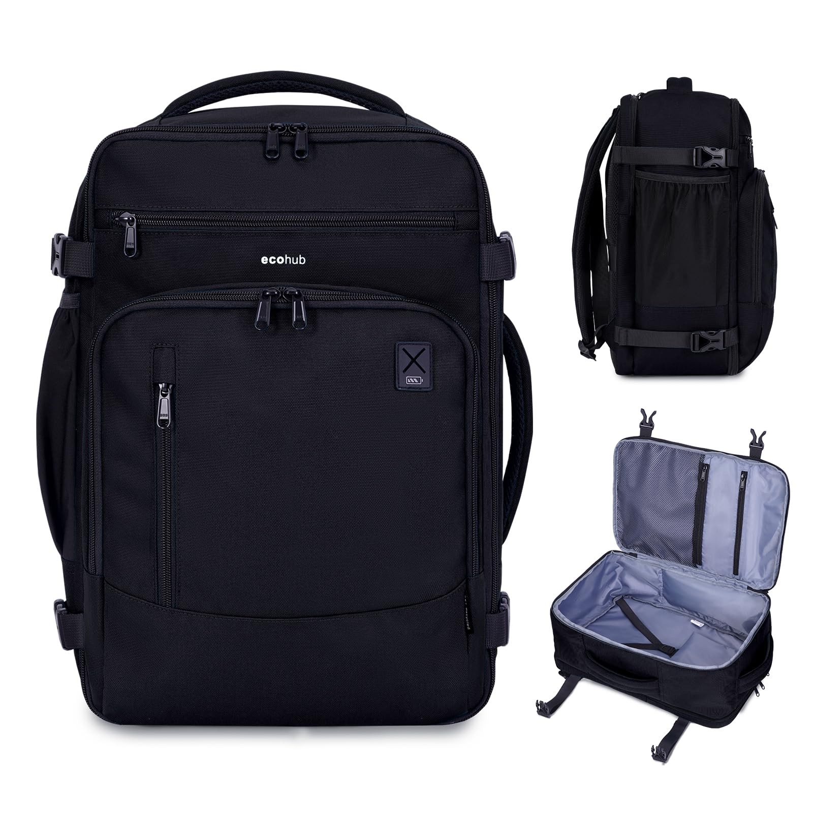 17″ Small Travel Backpack, United Airlines Personal Item Bag 17x10x9 with 16 …