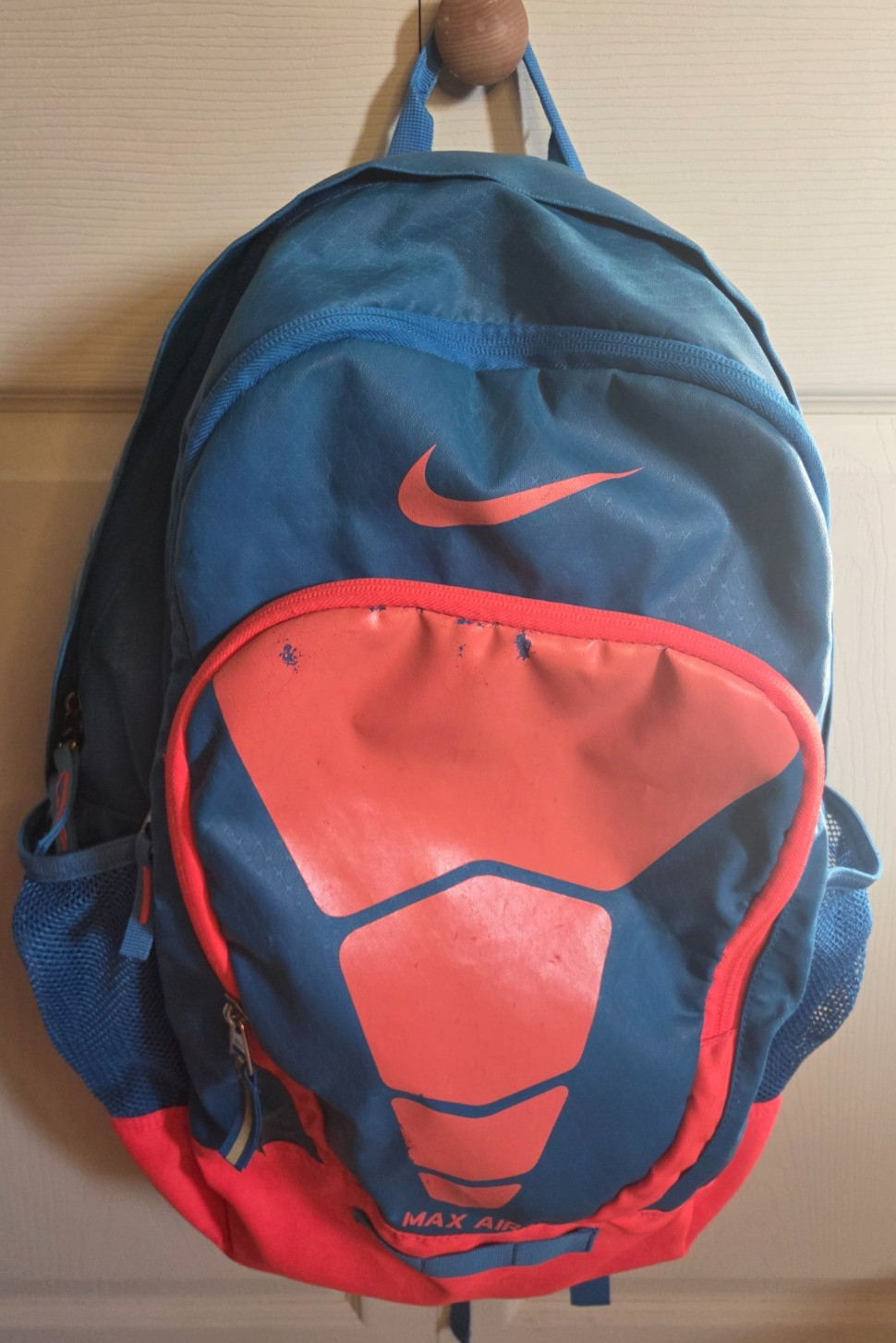 NICE! Nike Max Air Blue/Tangerine/Orange Backpack Hard To Find! FREE SHIPPING!
