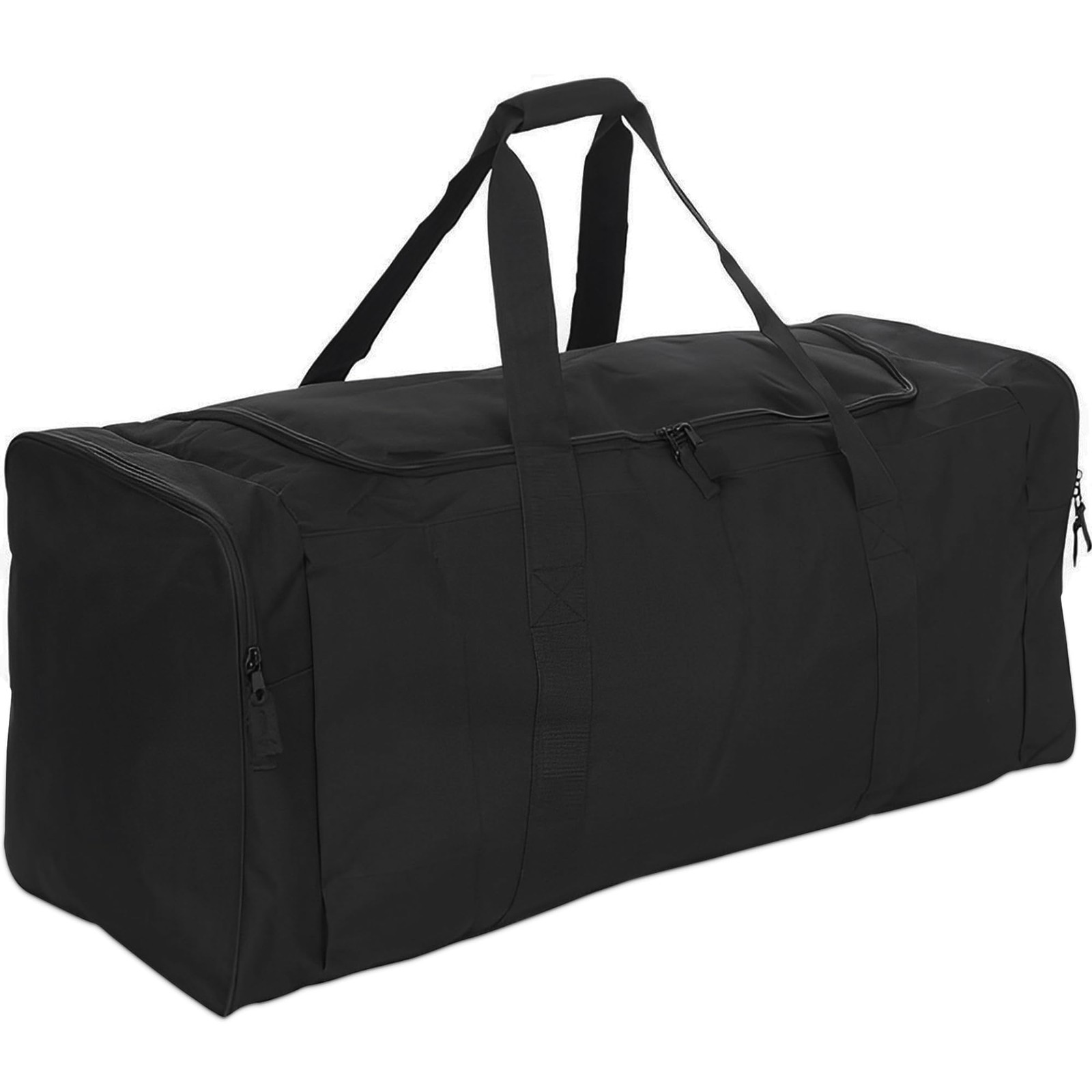 Heavy Duty Multi Pocket Durable Sports Gym Equipment Travel Duffel Bag Black