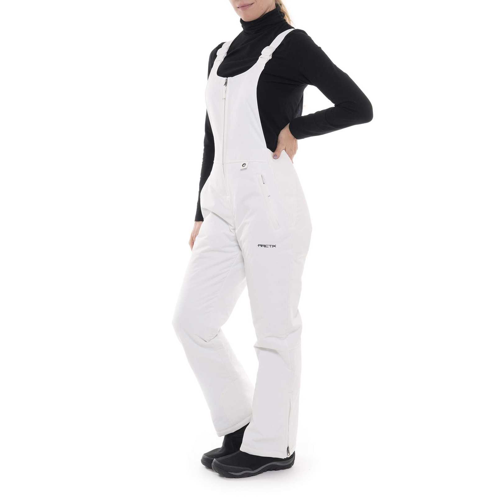 Arctix Women’s Essential Bib Overall Regular 31 White X Large 27 Inseam U6