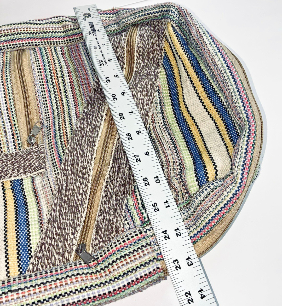 Woven Day Pack Hippie Baja Bag Hemp look Unbranded Festival Boho Never Used