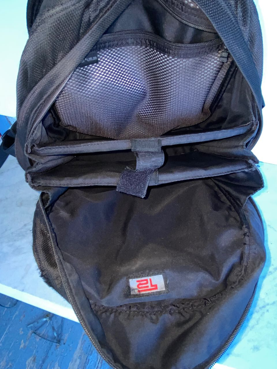 TUMI T2 Laptop Backpack. Ballistic Nylon & Leather