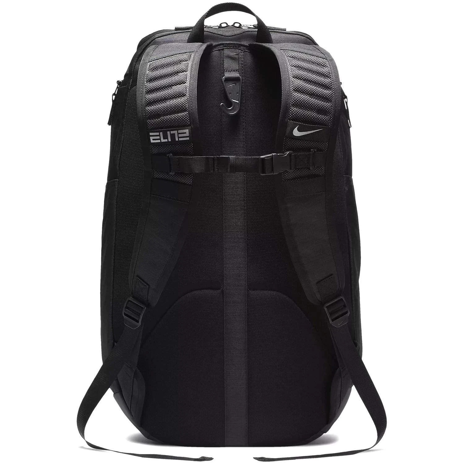 Nike HOOPS ELITE PRO Basketball Backpack Bag Black Silver BA5554 011 NEW
