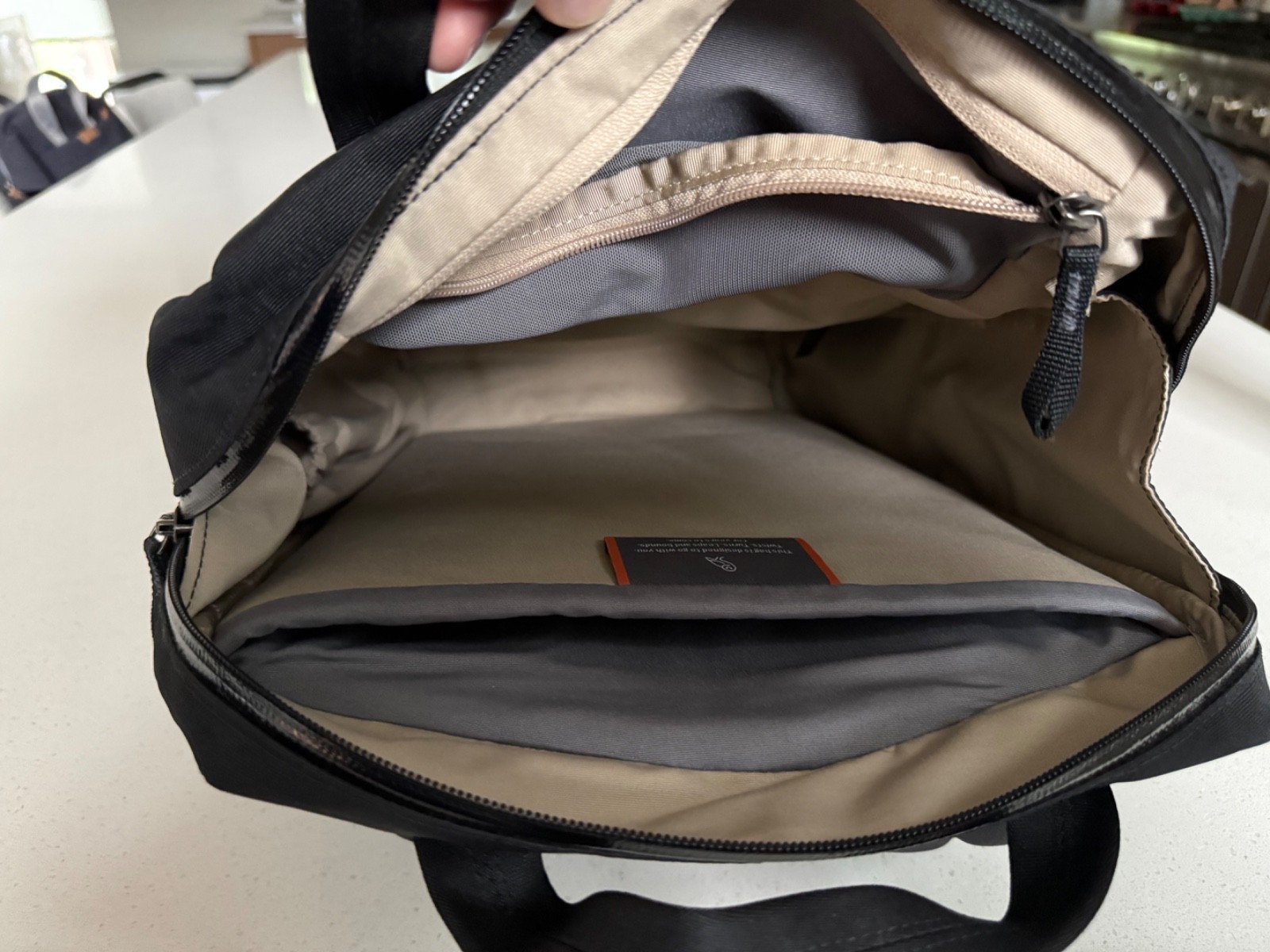 Bellroy Via Backpack Black 16” Laptop, Commuter Backpack, Workbag