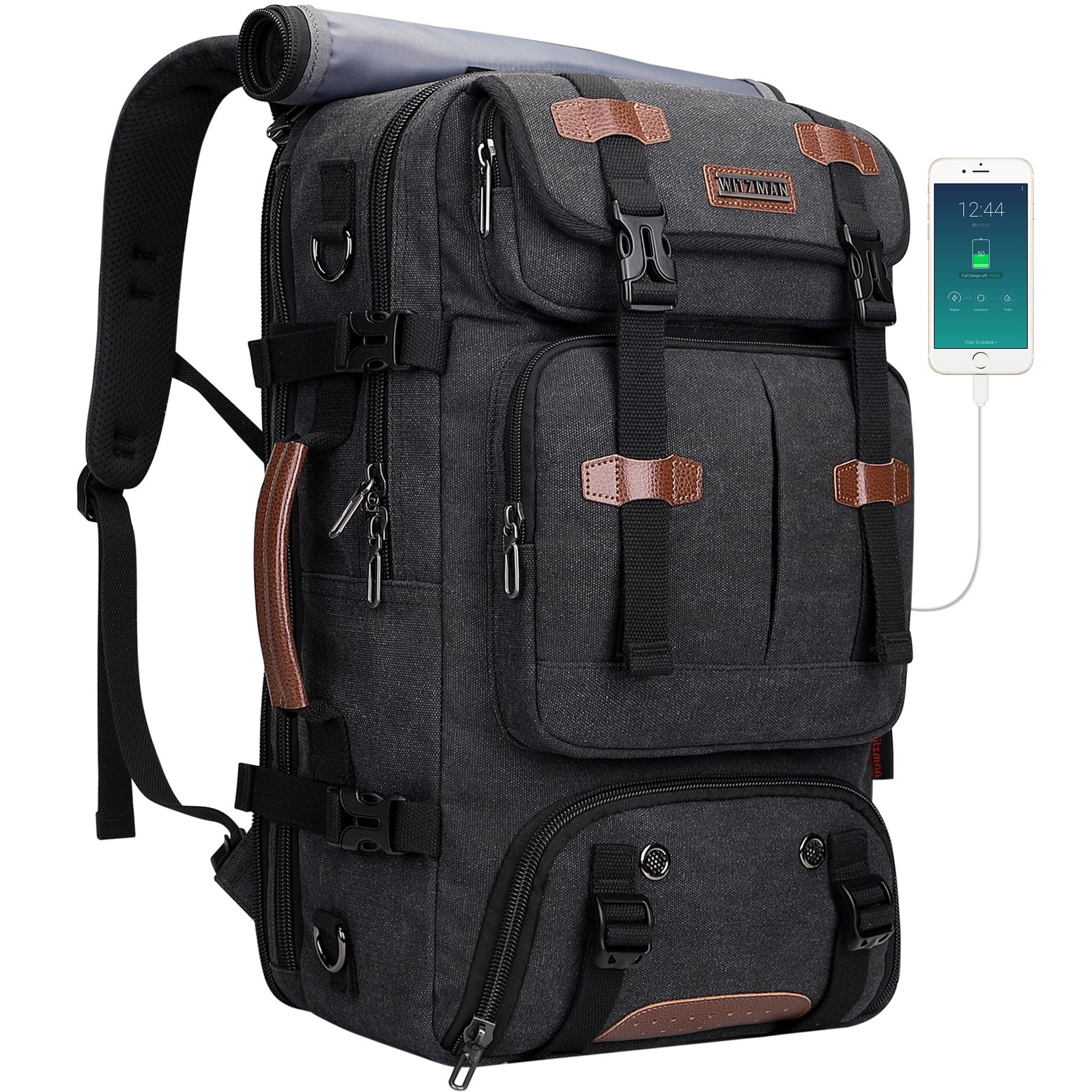Travel Backpack for Men 40L Large Carry-on Airline Approved Convertible 3 in …