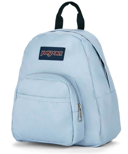 JanSport Half Pint Mini Backpack Light Blue Small Travel Daypack 10.2L