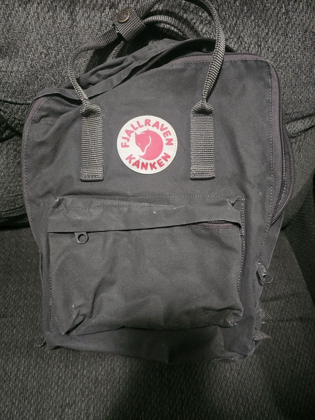 Fjallraven Kanken Backpack Gray Grey Classic School Travel Daypack Pack