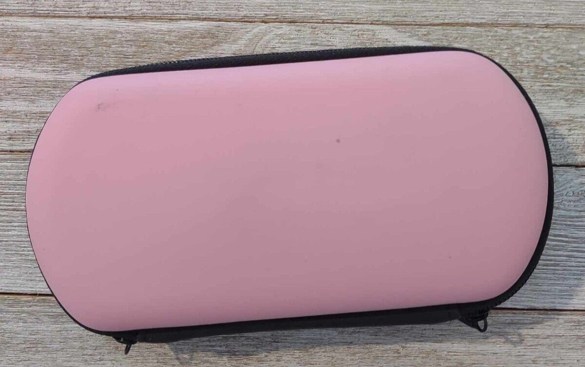 eGo Multi-Purpose Pink Zipper Hard Shell Storage Travel Case