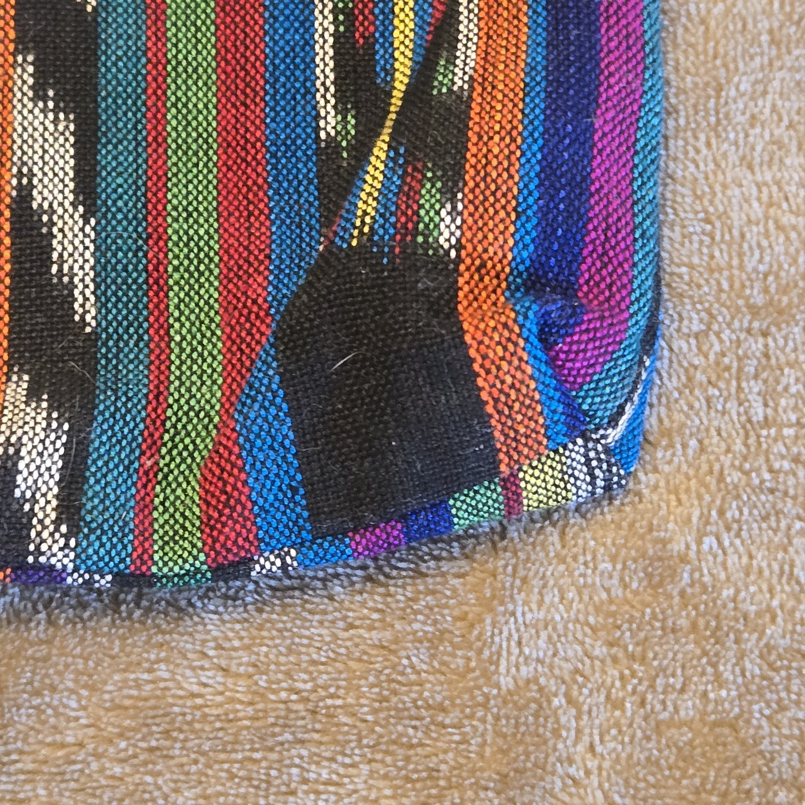 Vintage Native Aztec Southwestern Navajo Style 9×7″ Small Multicolor Tote Bag