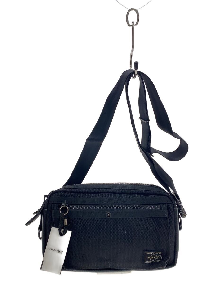 Authentic Authentic Porter Black Shoulder Bag, 14.5cm x 25cm, Strap Missing