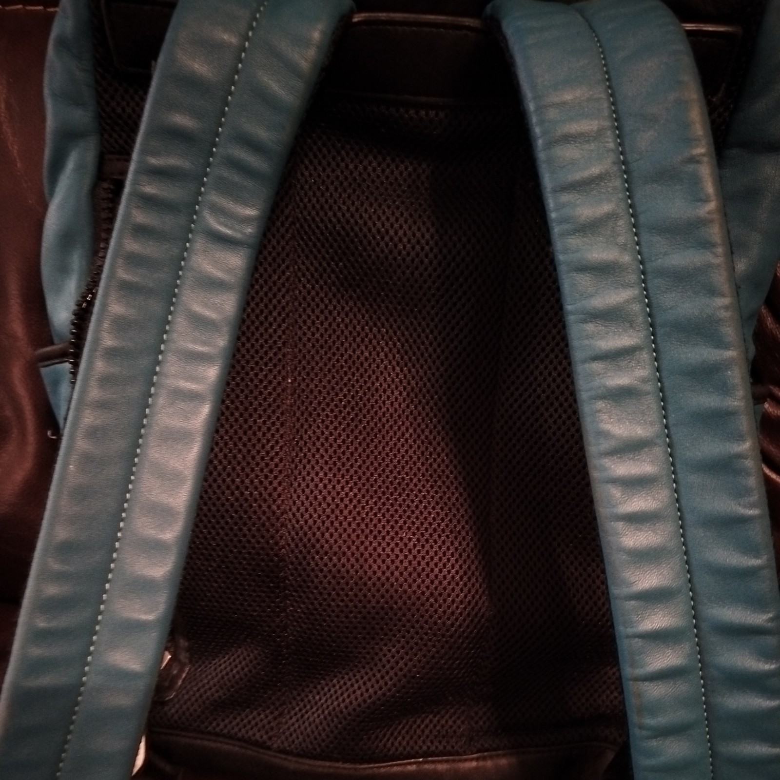 Coach Track Backpack Colorblock Stamp Leather Drawstring Pockets Laptop Buckle