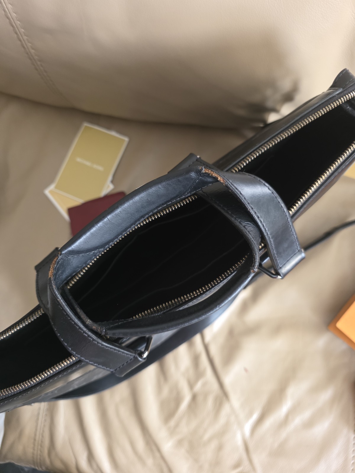 Louis Vuitton Black Monogram Explorer Anton With Detachable Strap & Receipt