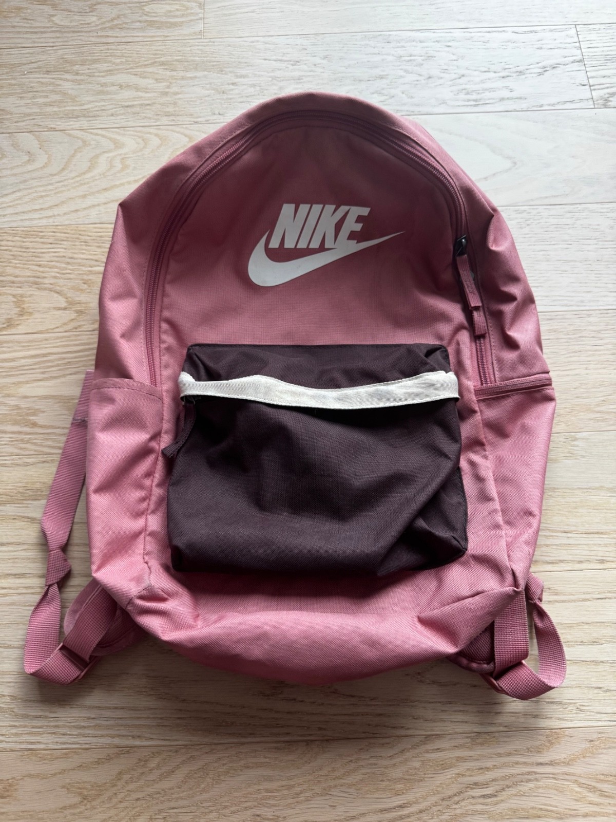 Nike Heritage Backpack 2.0 Canyon Pink Pale Ivory Men Women Bag BA5879-689 New