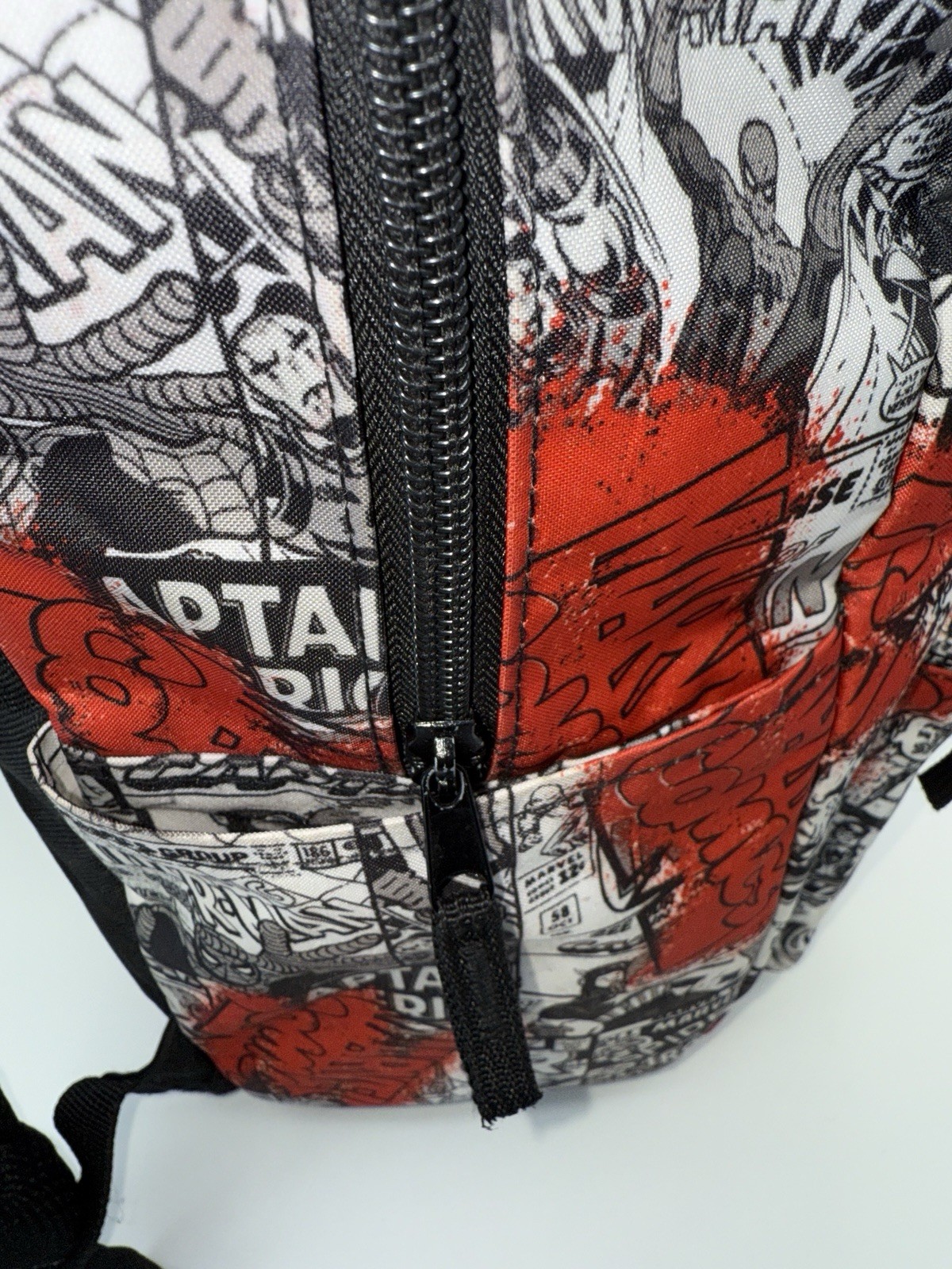 Marvel Spider-Man Iron Man Comic Book Covers Laptop Backpack School Travel Bag