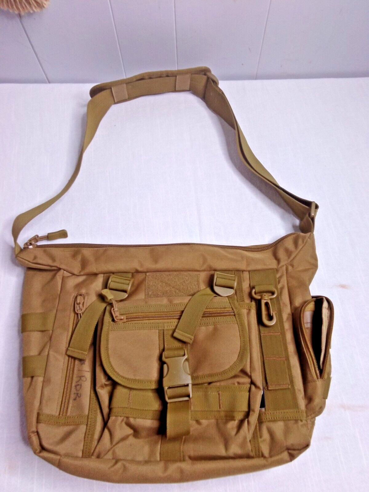 Protector Plus Tactical Military Green Canvas Tactical Shoulder Bag