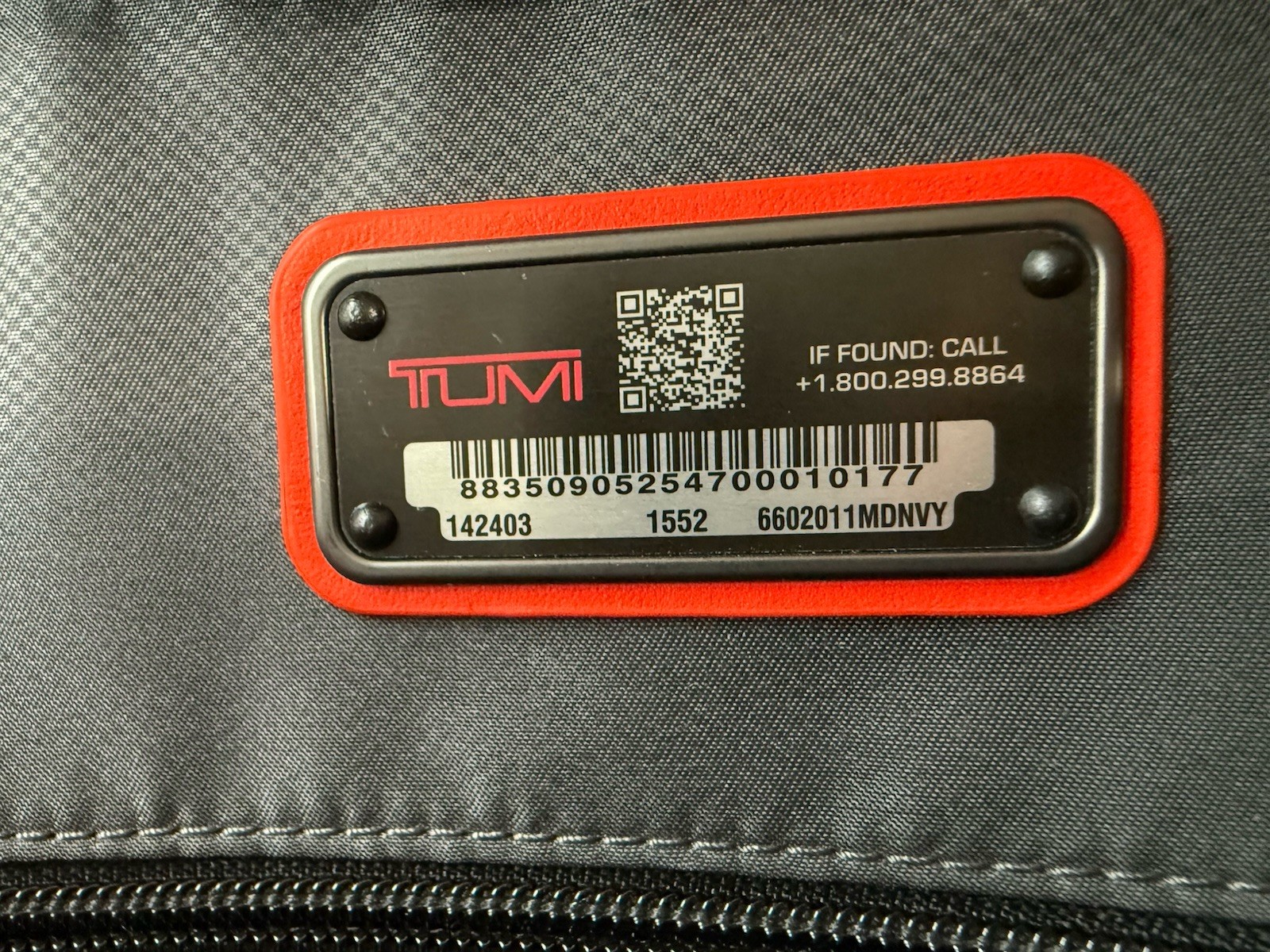 TUMI Harrison Bradner Backpack Travel Business Bag – Black And Blue