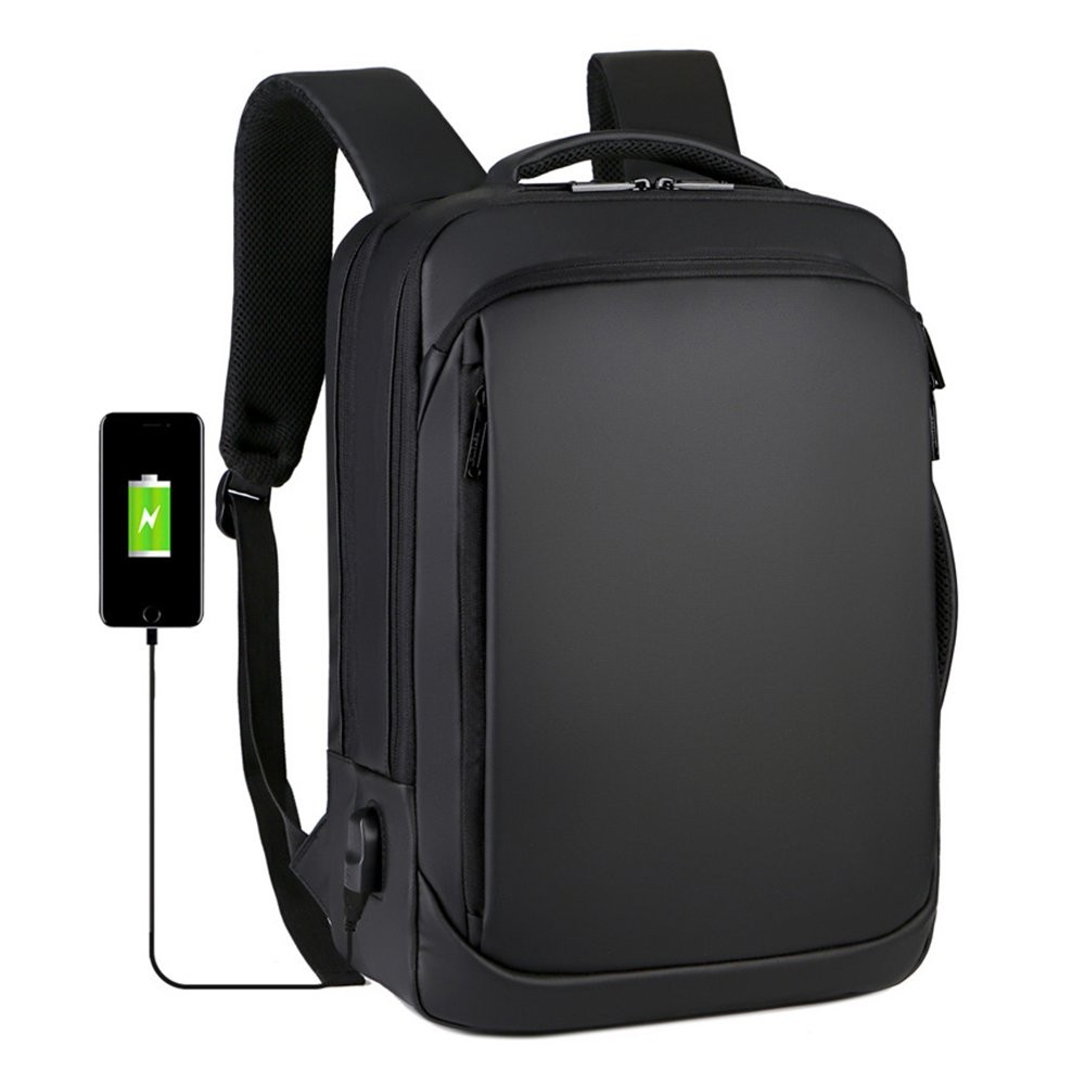 Lightweight Casual Laptop Backpack Business Travel Bag with USB Charging Port US