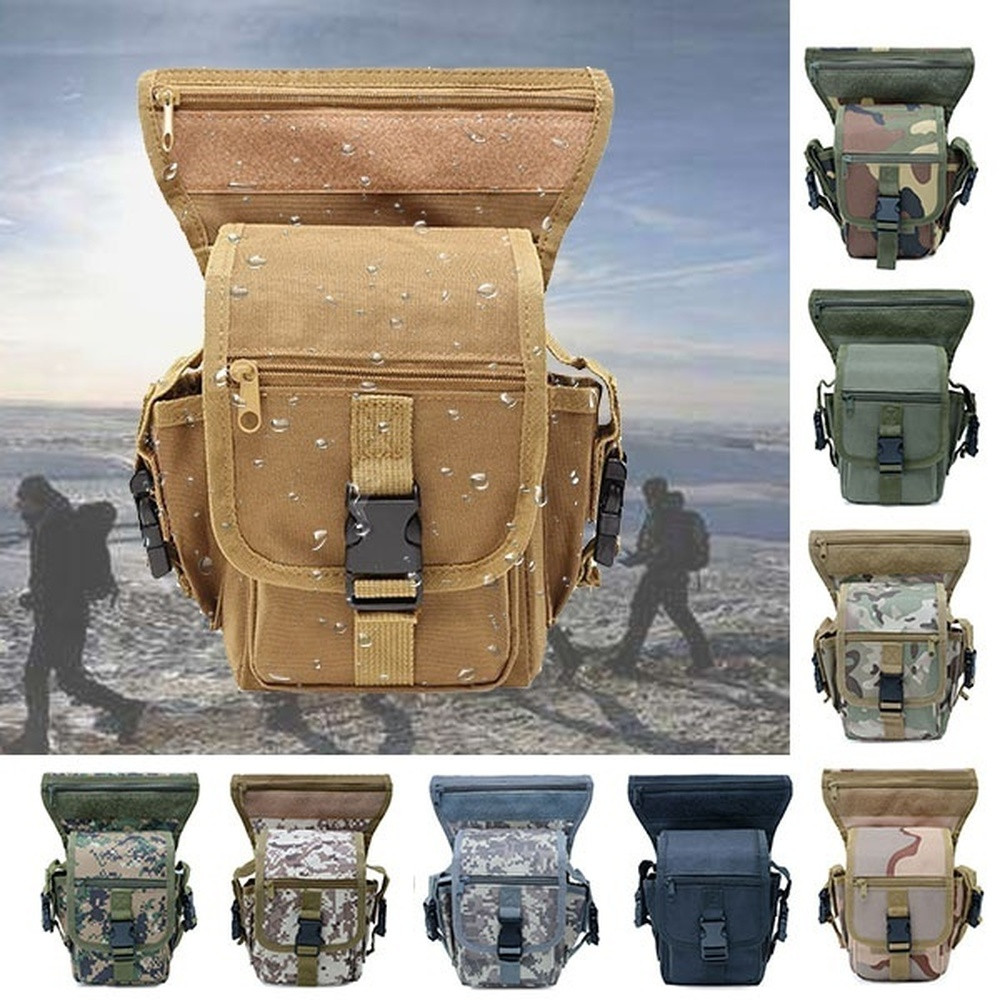 Tactical Drop Leg Bag Waist Belt Bag Military Drop Leg Pouch Nylon Molle Pack