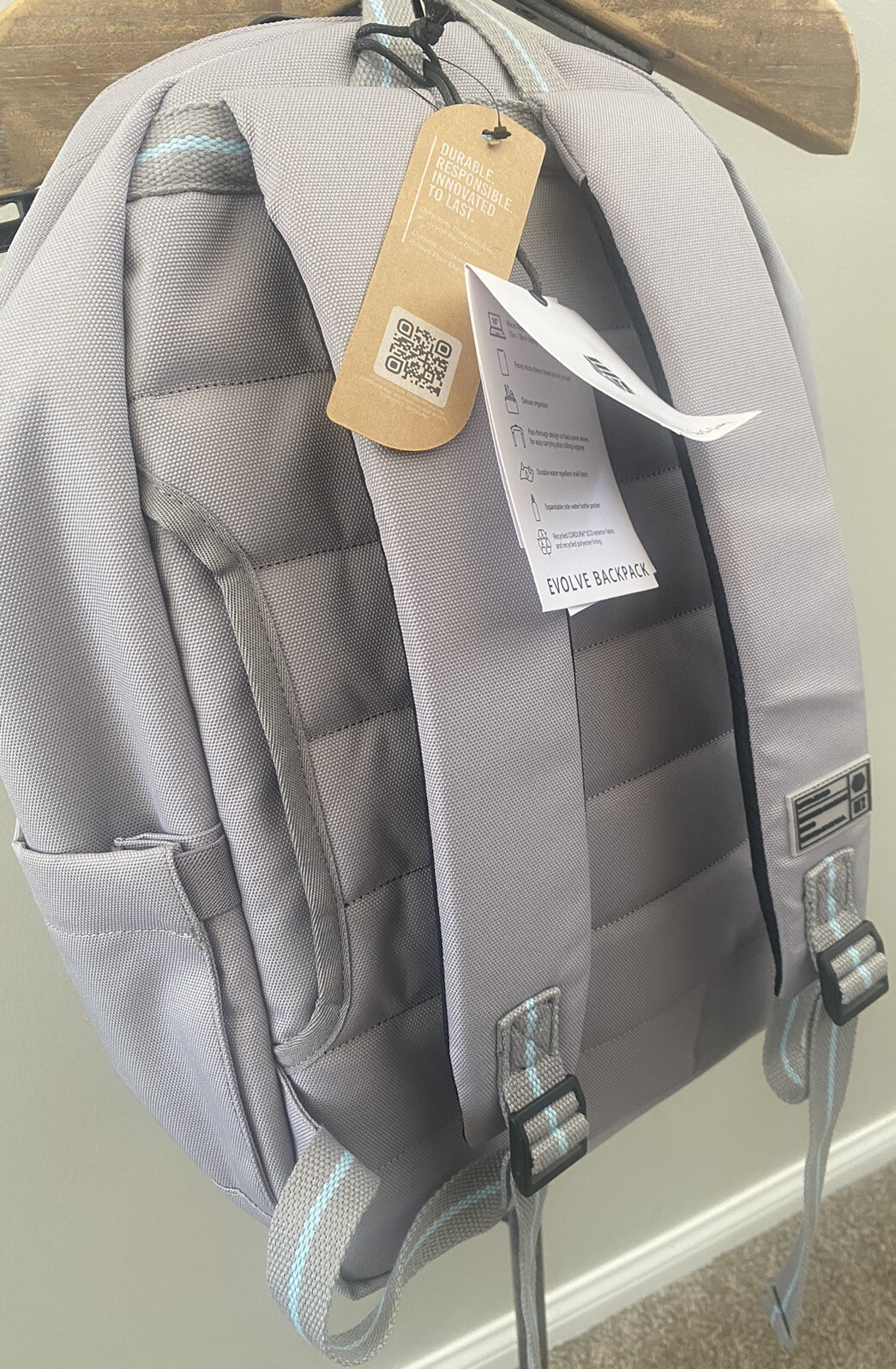 HEX Evolve Logic Backpack with 13”-15” Laptop Storage, Mystic Grey – HX1994-MG