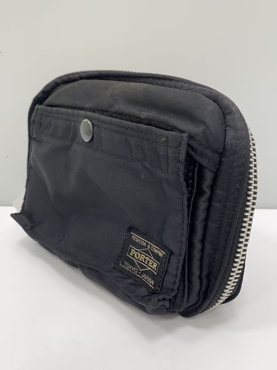 PORTER Pouch Nylon BLK Plain