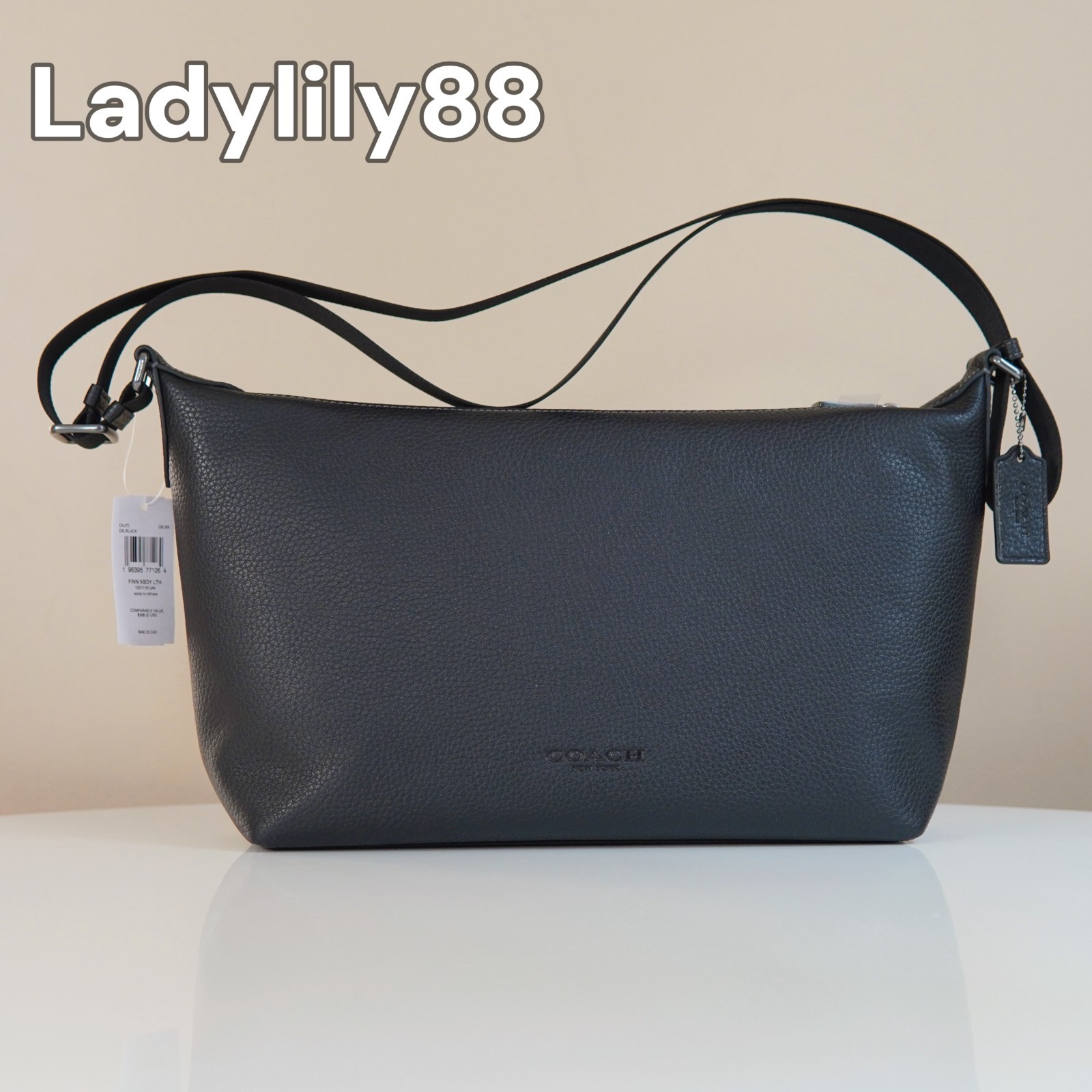 NWT Coach CAJ91 CAJ70 Finn Crossbody Bag In Signature Canvas Leather $398
