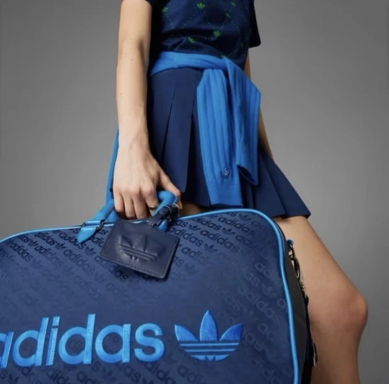 Adidas Originals Holdall Golf Sport Boston Bag Indigo Blue Rare Jd6638