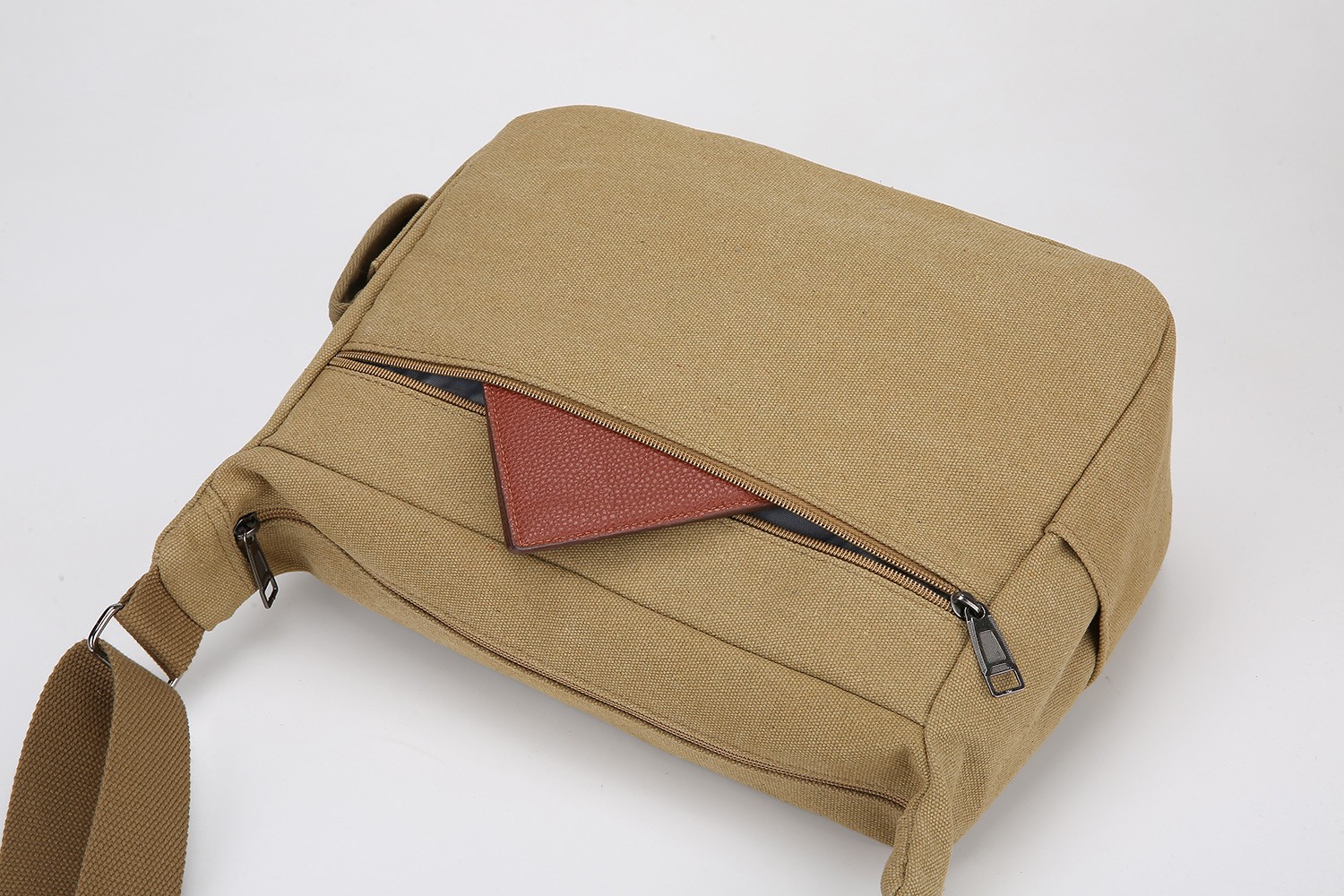 Men’s Vintage Canvas Crossbody Bag Messenger Shoulder Satchel School Bookbag
