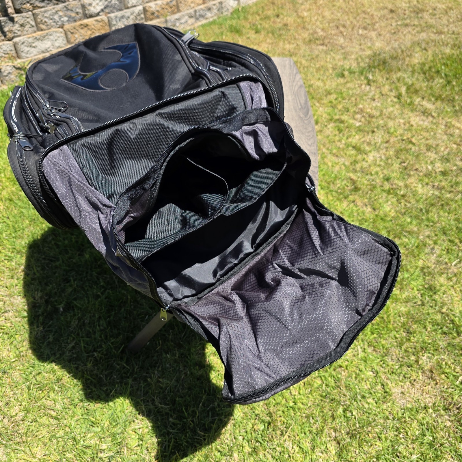 HYLETE icon XL Convertible Black Backpack Expandable Bag Shoe Locker Side Cooler