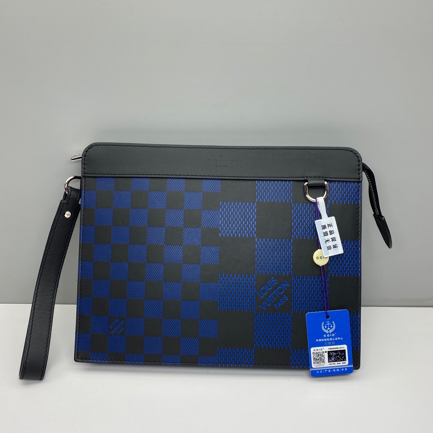 Louis Vuitton Pre-Owned Authentic Clutch Colorblock N60448 27x21x5cm