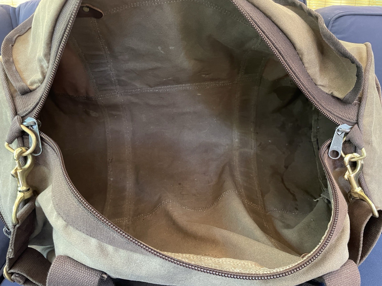 Frost River Explorer Medium Duffel Bag Waxed Canvas Leather Luggage Made in USA