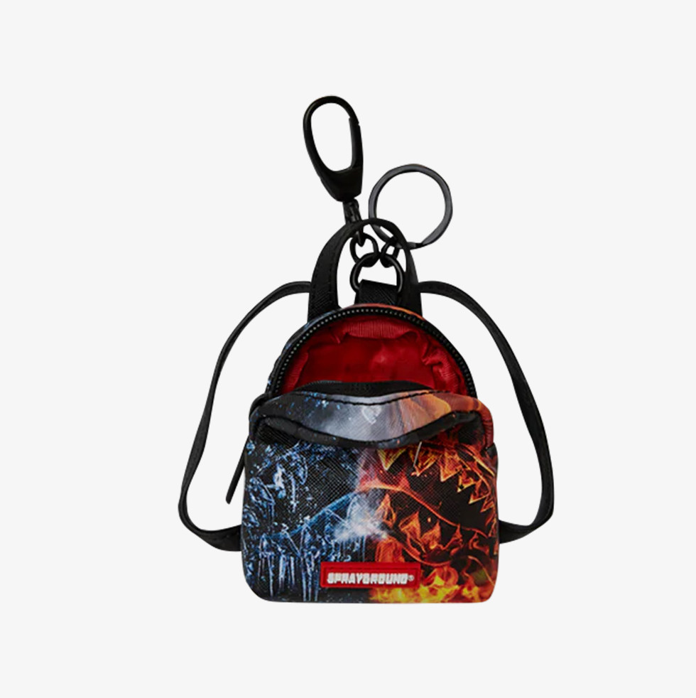 *NEW* SPRAYGROUND Fire & Ice Shark Keychain Purple (910K7943NSZ) 👍