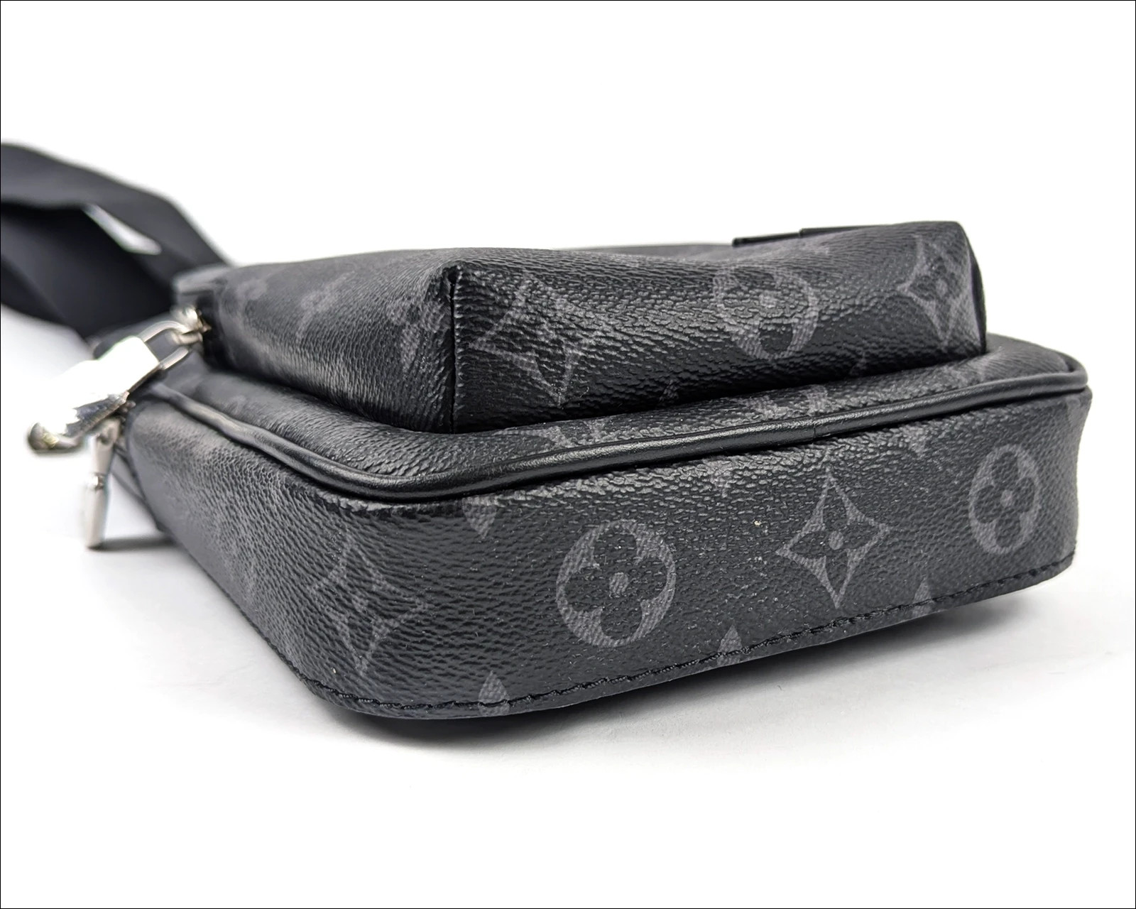 Authentic Louis Vuitton Monogram Eclipse Avenue Sling Bag PM M47137 Shoulder