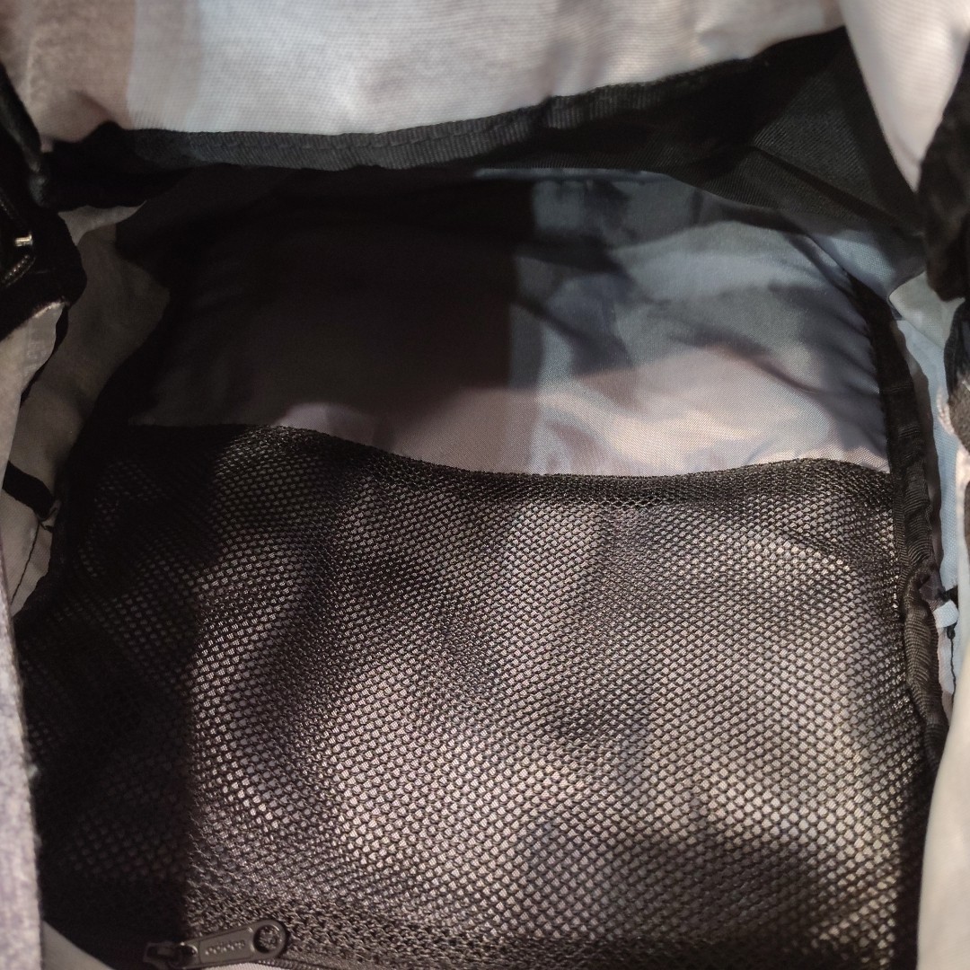 Adidas Core Backpack Classic 3 Stripe Tech Friendly Gray & Black
