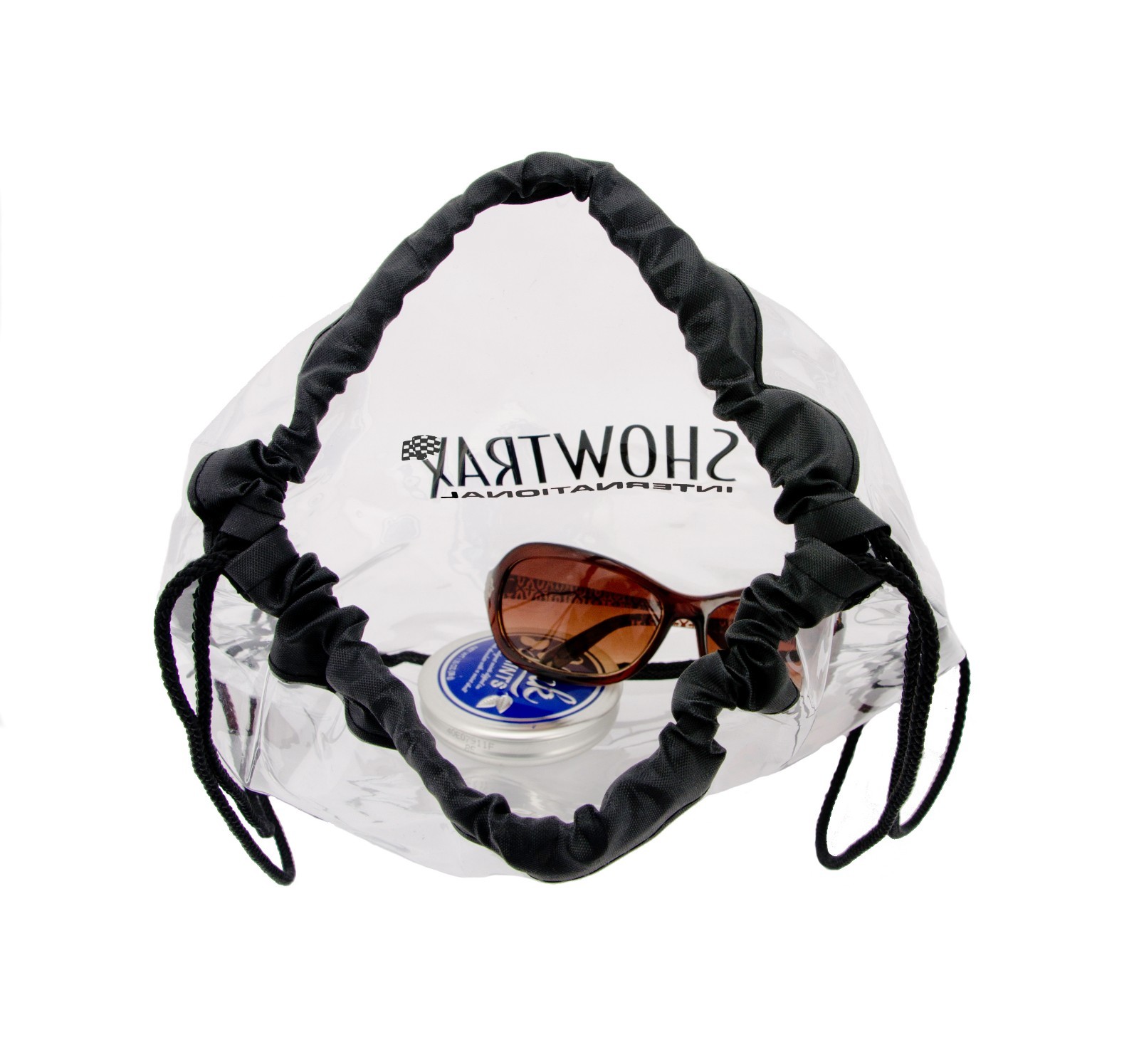 Custom Transparent Clear Event Security Stadium Drawstring Bag Monogram Name