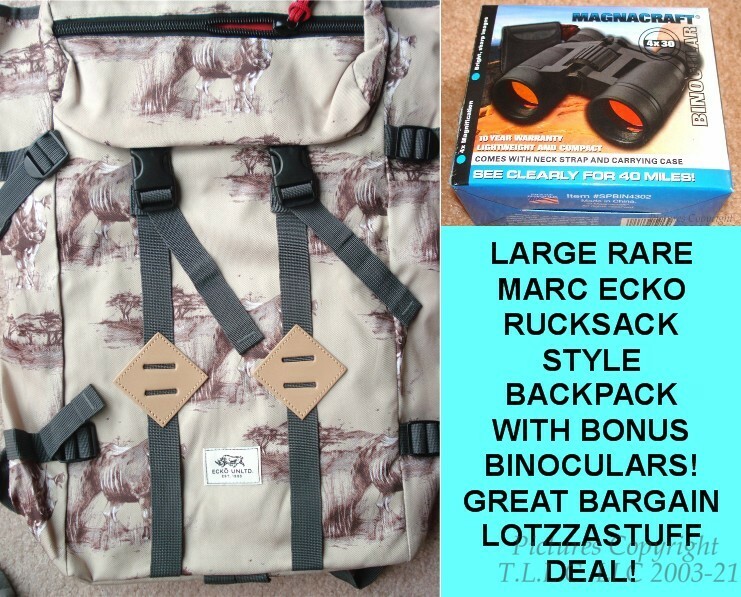 ANIMAL PRINT 17″ COMPUTER SCHOOL/DAY MARC ECKO BACKPACK/RUCKSACK+$25+IN BONUSES!
