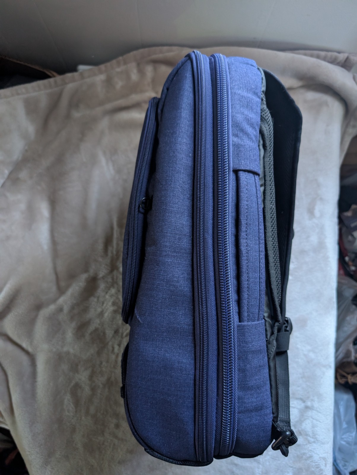 eBags Professional Slim Laptop Backpack Indigo Blue One-Bag Travel Commuter Tech