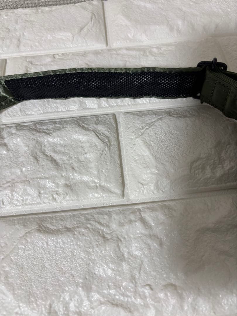 Authentic Porter Yoshida Kaban Oval Shoulder Bag Nylon Green 32cm Large Capacity