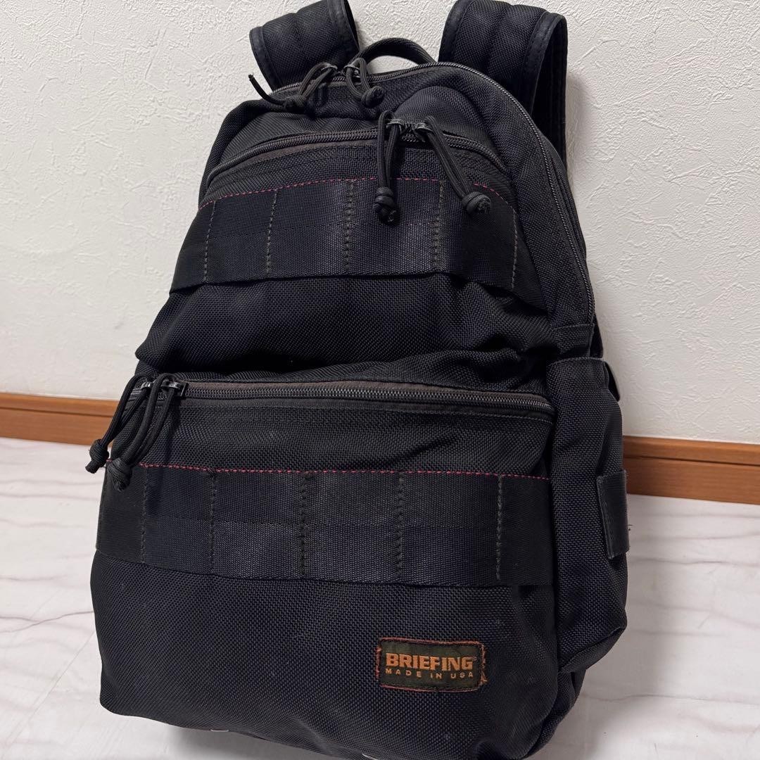 BRIEFING BRF136219 ATTACK PACK Black Ballistic Nylon Backpack Made in USA A4