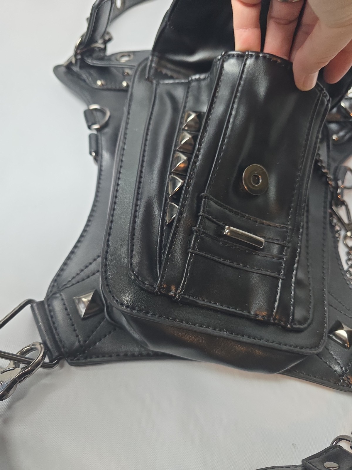Steampunk Gothic/cosplay Leg Bag Harness Waist Hip Pouch Set Punk Biker