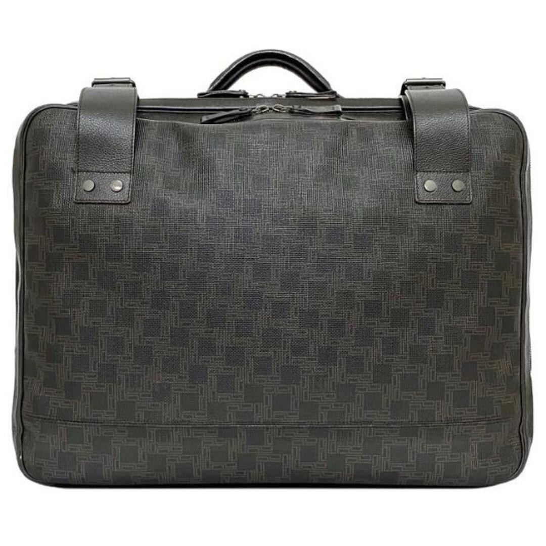 Dunhill Boston bag suitcase travel for men brown black w/ card 45×35×18cm