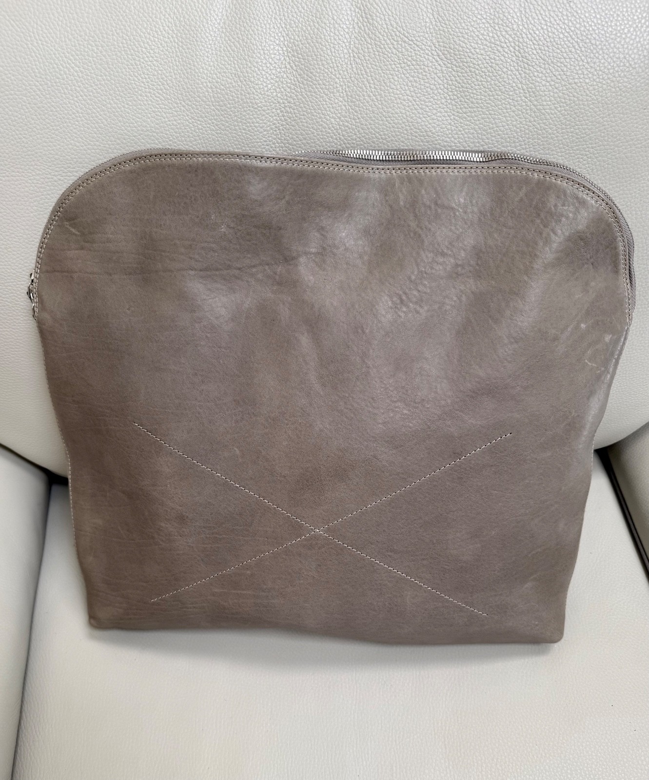 Hard Graft Laidback Messenger Off Grey