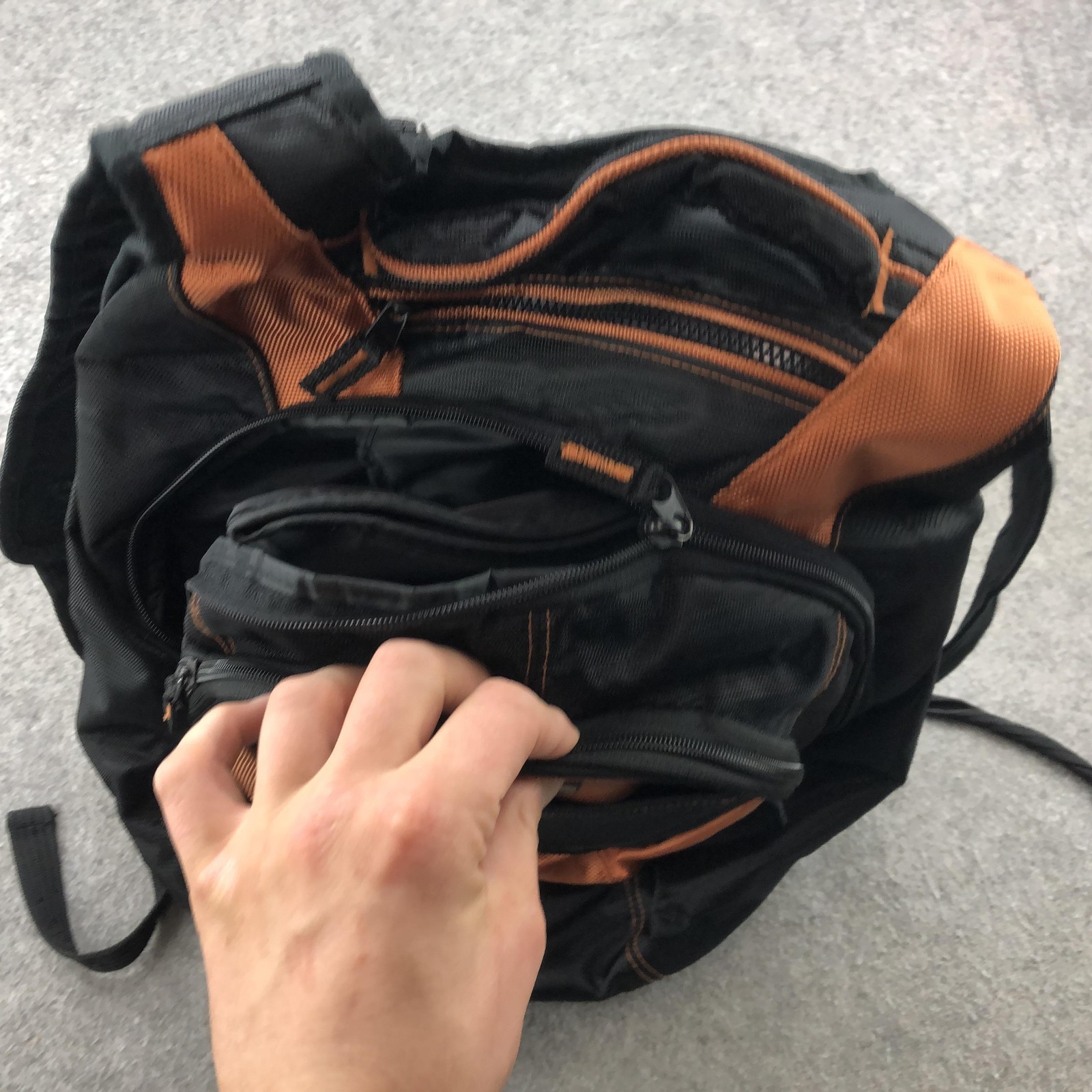 Eddie Bauer Backpack Padded Straps Multiple Pockets Outdoor Travel Bag Hiking