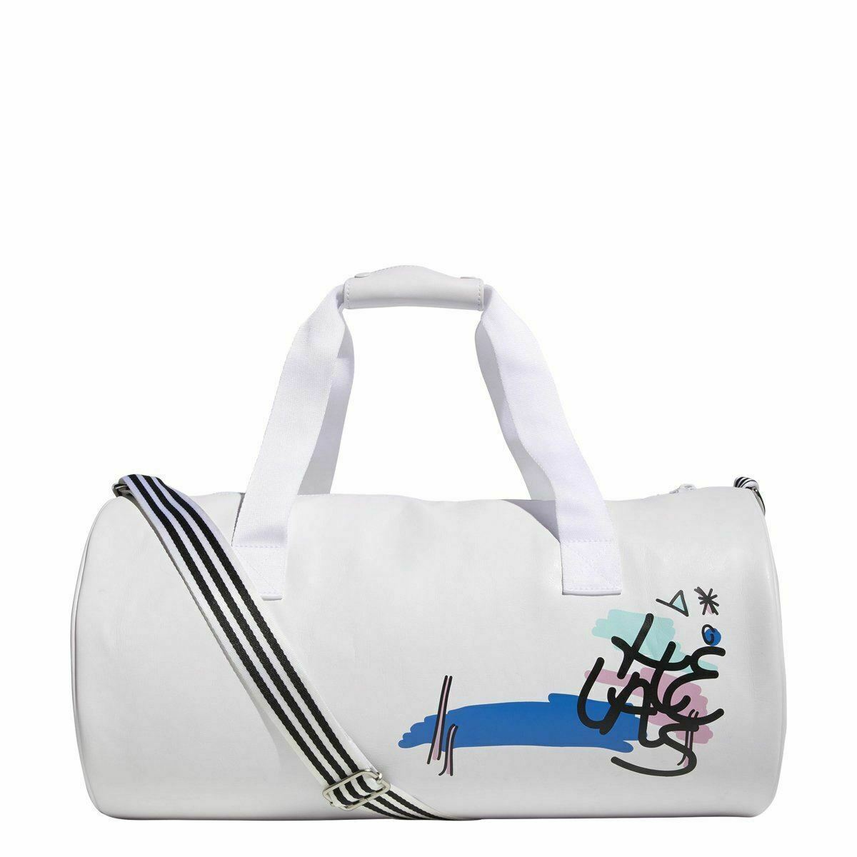 [CF8455] Unisex Adidas Helas Duffle Bag – White