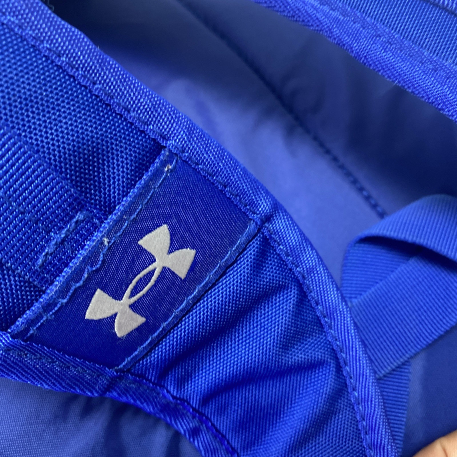 Under Armour Hustle Storm Backpack Royal Blue Water Repellant Personalized Bag