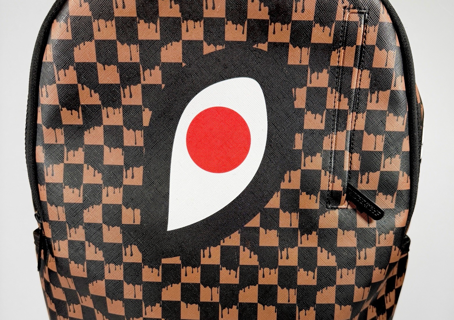 Sprayground Eyed Brown Backpack Limited Edition Urban Streetwear Alternative Art