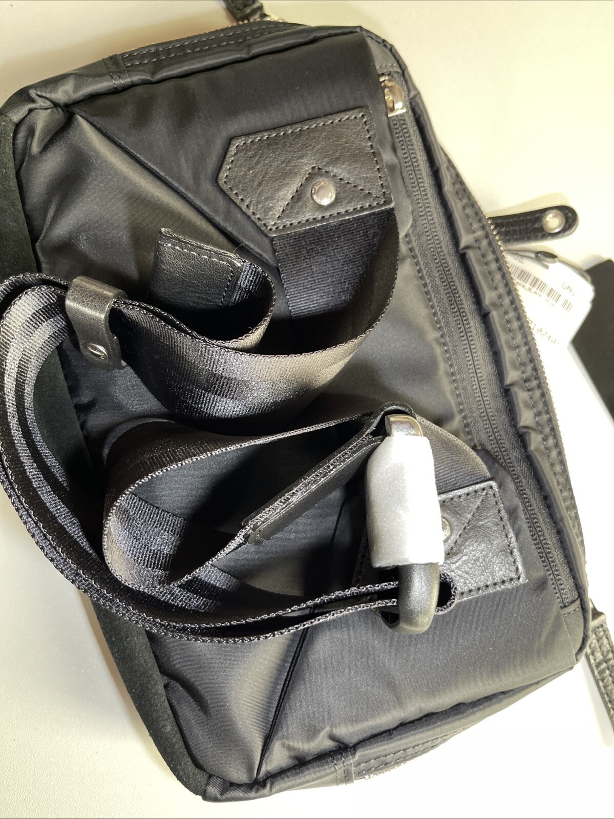 Master-Piece Co. Black Density Pouch Bag Hip Shoulder Bag