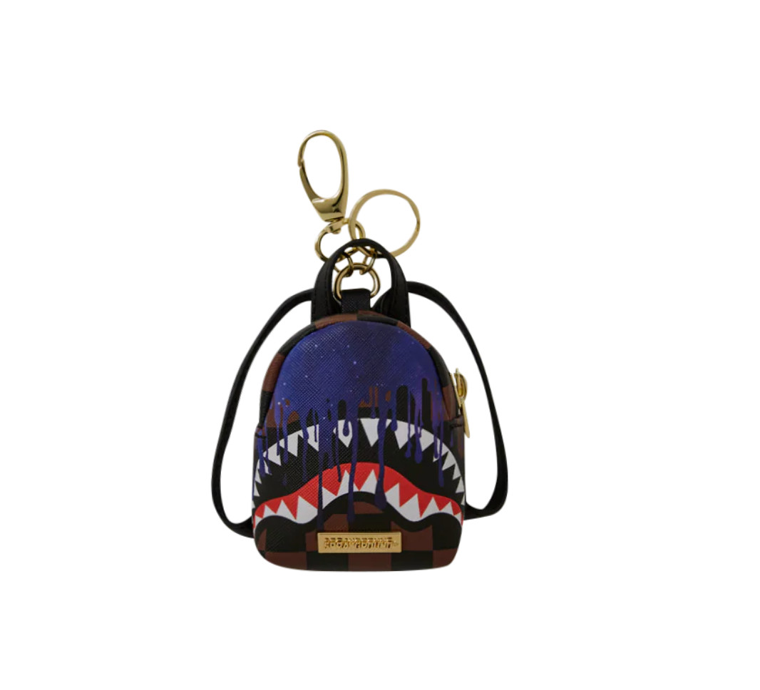 SPRAYGROUND CHAMPION OF THE GALAXY BACKPACK KEYCHAIN